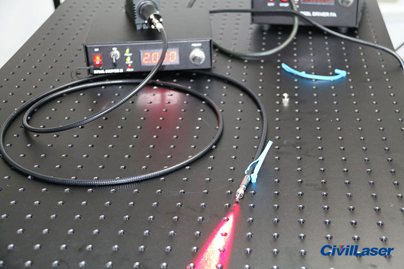 635nm fiber coupled laser